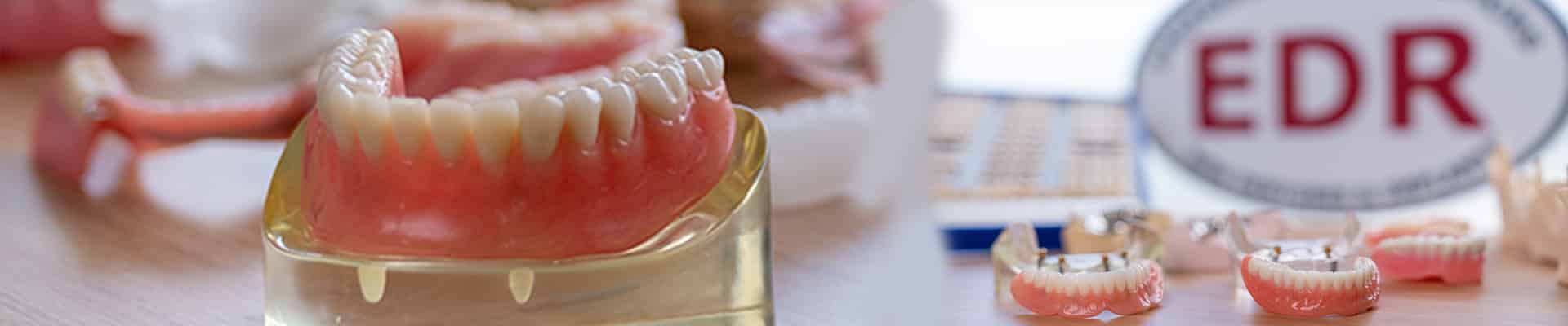 different shapes and sizes of dentures